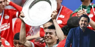 Lozano celebrando el título de la Liga 23-24. Foto: El Economista