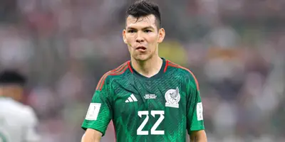 Lozano en partido. Foto: Azteca