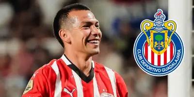 Lozano en partido son PSV, foto: Récord