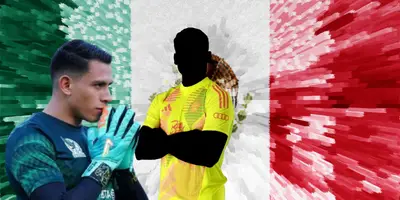 Luis Ángel Malagón junto a arquero incógnito del Bayern Múnich / FOTO TIEMPO LA NOTICIA DIGITAL