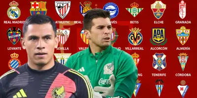 Luis Ángel Malagón junto a Julio González / FOTO JUAN FÚTBOL