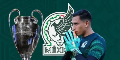 Luis Ángel Malagón junto a título de la Champions League / FOTO RÉCORD