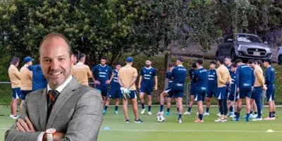 Luis García en los entrenamientos de Pumas / FOTO SPEAKERS MÉXICO