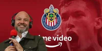 Luis García Postigo junto al patrocinio de Amazon Prime / FOTO JUANFÚTBOL