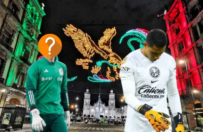 Luis Malagón cabizbajo y portero con el rostro tapado/Foto Kebuena.