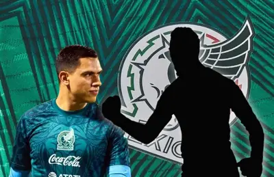 Luis Malagón y silueta de arquero/Foto Soy Fútbol.