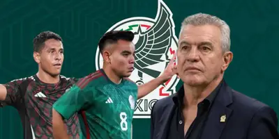 Luis Romo y Charly Rodríguez junto a Javier Aguirre / FOTO KXAN