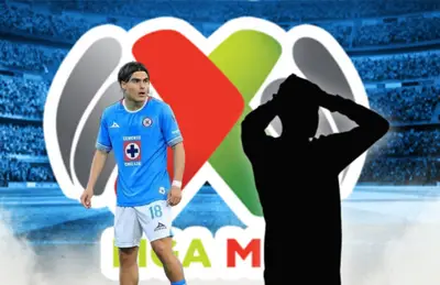 Luka Romero y silueta de jugador con manos en la cabeza/ Foto Claro Sports.