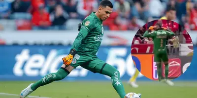 Malagón vs Toluca. Foto: Club América