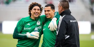 Malagón y Ochoa en entrenamiento. Foto: Mediotiempo