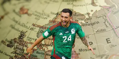 Mapa de Canva, con Chávez al frente