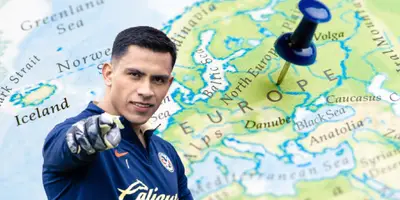 Mapa de Europa tomado de Canva, con Malagón