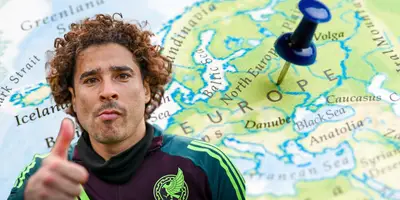 Mapa de Europa tomado de Canva, con Ochoa al frente