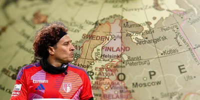 Mapa de Europa tomado de Canva, con Ochoa al frente