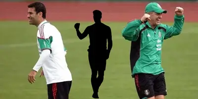 Márquez y Aguirre en entreno con México. Foto: El Diario de Juárez