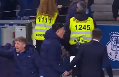 Martín Anselmi celebrando/ Foto Sport tv.