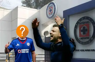 Martín Anselmi celebrando y jugador oculto/Foto Fútbol Total.