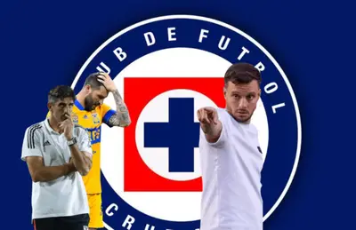 Martin Anselmi señalando y André Pierre Gignac/ Foto Pinterest.