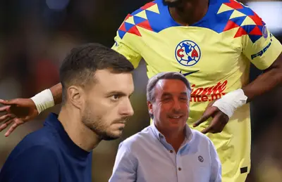 Martín Anselmi y Emilio Azcárraga/Foto El Club América.