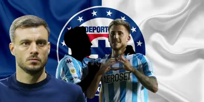 Martin Anselmi y Gonzalo Piovi junto a jugador incógnito / FOTO JUANFÚTBOL