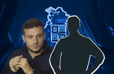 Martín Anselmi y silueta de entrenador/Foto Wallpaper Abyss.