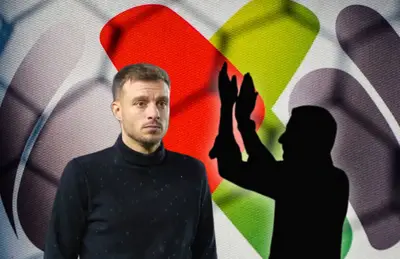 Martín Anselmi y silueta de Renato Paiva/Foto Fútbol Total.