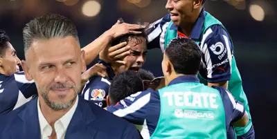 Martín Demichelis en el Rayados vs Tigres / FOTO GETTY IMAGES