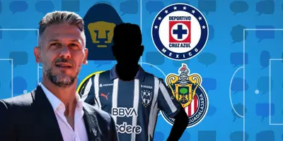 Martín Demichelis junto a futbolista incógnito de Rayados / FOTO GETTY IMAGES