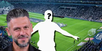 Martín Demichelis junto a futbolista incógnito / FOTO FÚTBOL TOTAL