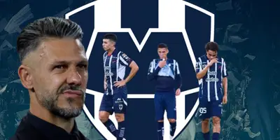 Martín Demichelis junto a futbolistas de Rayados / FOTO DIARIO OLÉ