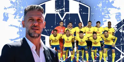 Martín Demichelis junto a futbolistas del América / FOTO GETTY IMAGES