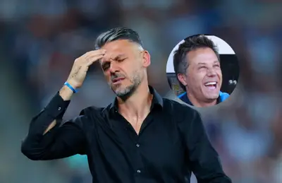 Martín Demichelis y José Antonio Noriega/Foto ESPN.