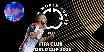 Matheus Doria junto al logo del Mundial de Clubes 2025 / FOTO EXCÉLSIOR