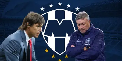 Matías Almeyda junto a Domènec Torrent / FOTO JUAN FÚTBOL