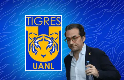 Mauricio Culebro con los ojos cerrados/Foto Tigres.