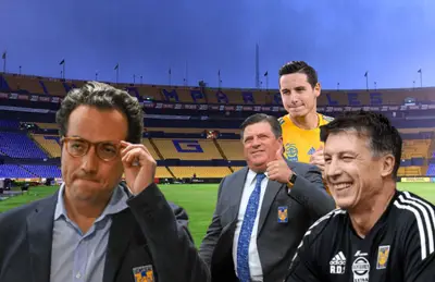 Mauricio Culebro, Robert Siboldi, Florian Thauvin y Miguel Herrera/ Foto ESPN.