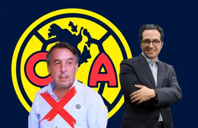Mauricio Culebro y Emilio Azcárraga con un tache/Foto Club América.