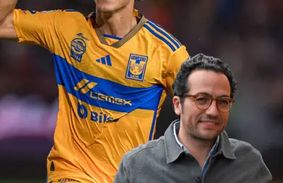 Mauricio Culebro y jugador de Tigres/Foto Publimetro.