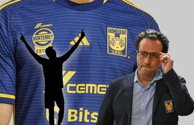 Mauricio Culebro y silueta de juagdor con las manos alzadas/Foto Dportenis.