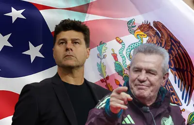 Mauricio Pochettino y Javier Aguirre/Foto U.S Embassy and Consulates.