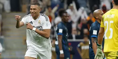Mbappé tras gol. Foto: Copa Mundial