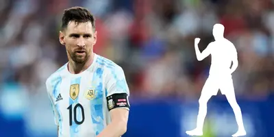 Messi en partido con Argentina. Foto: TyC Sports