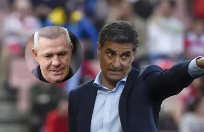 Michel González y Javier Aguirre/Foto Marca.