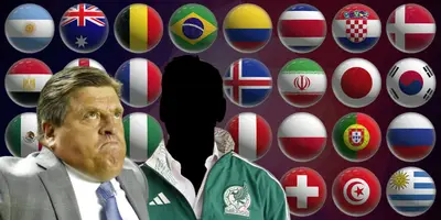 Miguel Herrera junto a entrenador incógnito del Tri / FOTO REFORMA