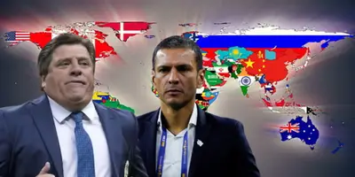 Miguel Herrera junto a Jaime Lozano / FOTO AS MÉXICO