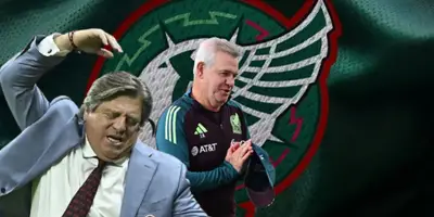 Miguel Herrera junto a Javier Aguirre / FOTO SPORTS MEDIA