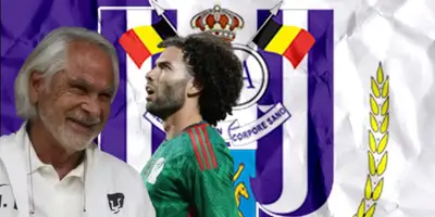 Miguel Mejía Barón junto a César Huerta / FOTO ONE FOOTBALL