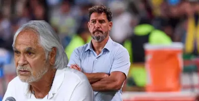 Miguel Mejía Barón junto a Gustavo Lema / FOTO EXCÉLSIOR