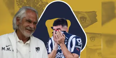 Miguel Mejía Barón junto a Jorge Rodríguez / FOTO MINUTO FINAL LIGA MX