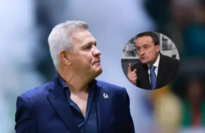 Mikel Arriola y Javier Aguirre/Foto Getty Images.